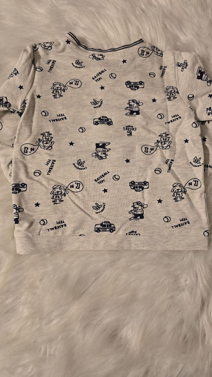 Neuf (non porté) 😍🥰💙 sweat mi saison 18 mois garçon 💙🥰😍 - photo numéro 4
