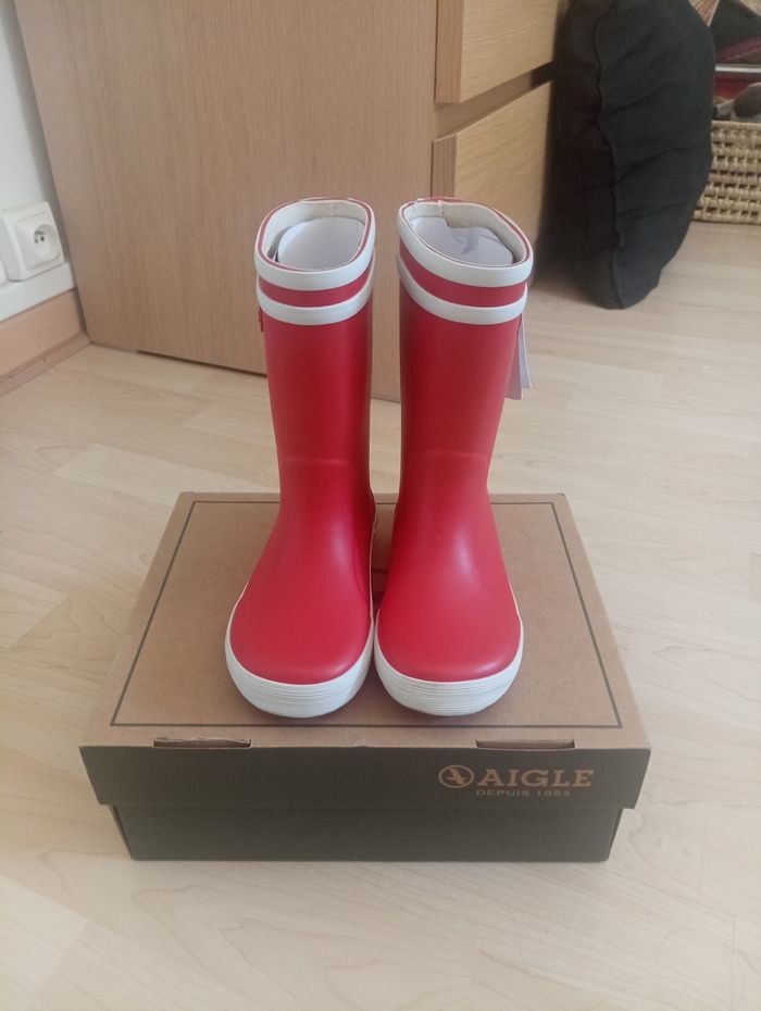 Bottes aigle rouge neuve taille 25 - photo numéro 6
