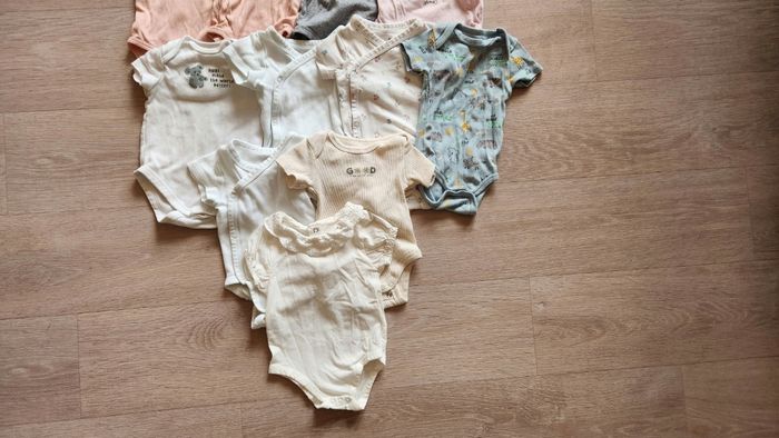 Lot de 16 bodies manches courtes fille – 3 mois (56-62 cm) - photo numéro 2