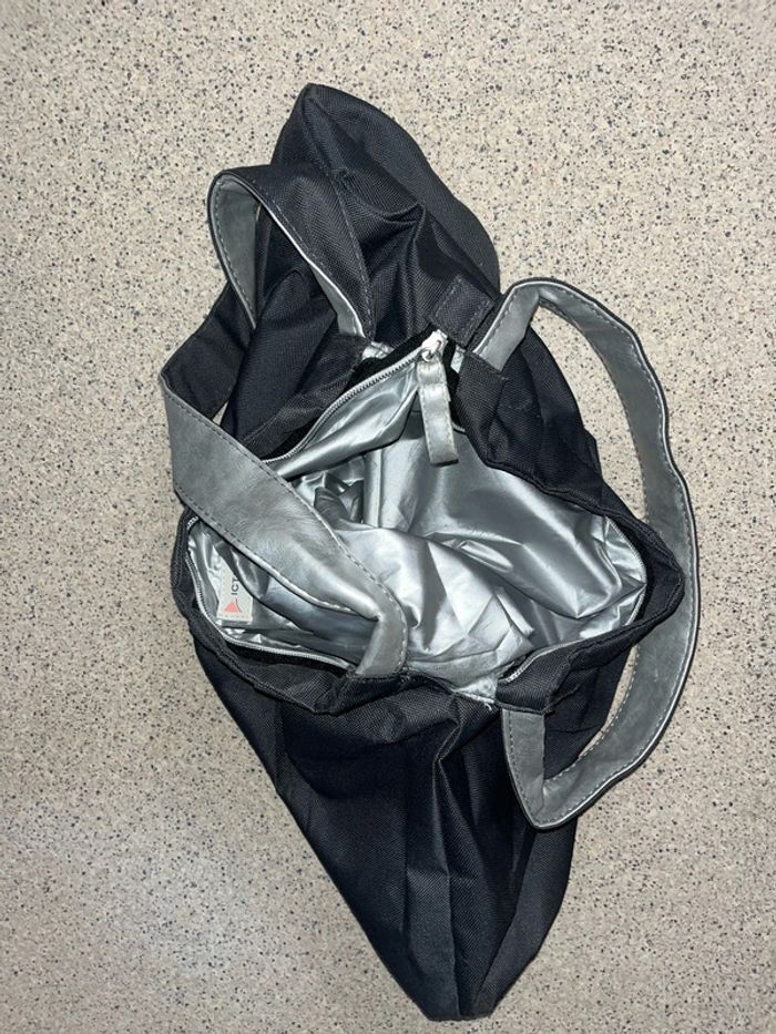 Sac besace gris - photo numéro 3