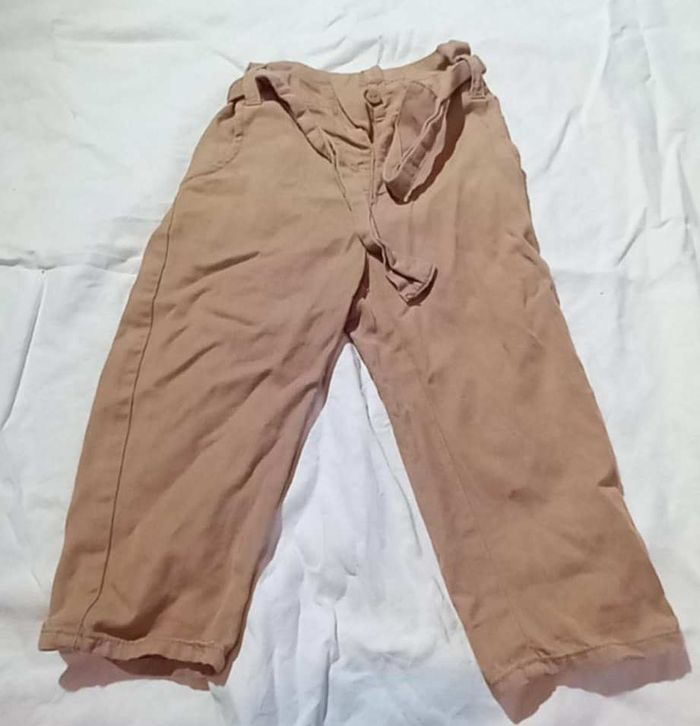 pantalon marron Kiabi