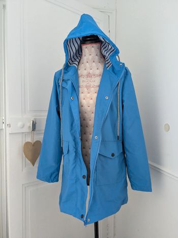 Coupe vent imperméable bleu S