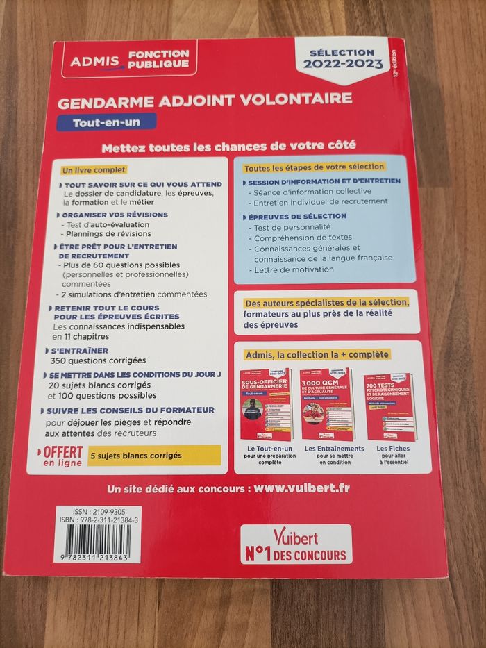 Livre préparation concours gendarme adjoint volontaire Gav #concoursgendarmerie - photo numéro 4