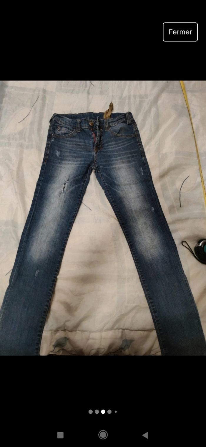 Jeans garçon taille 11/12 ans - photo numéro 3