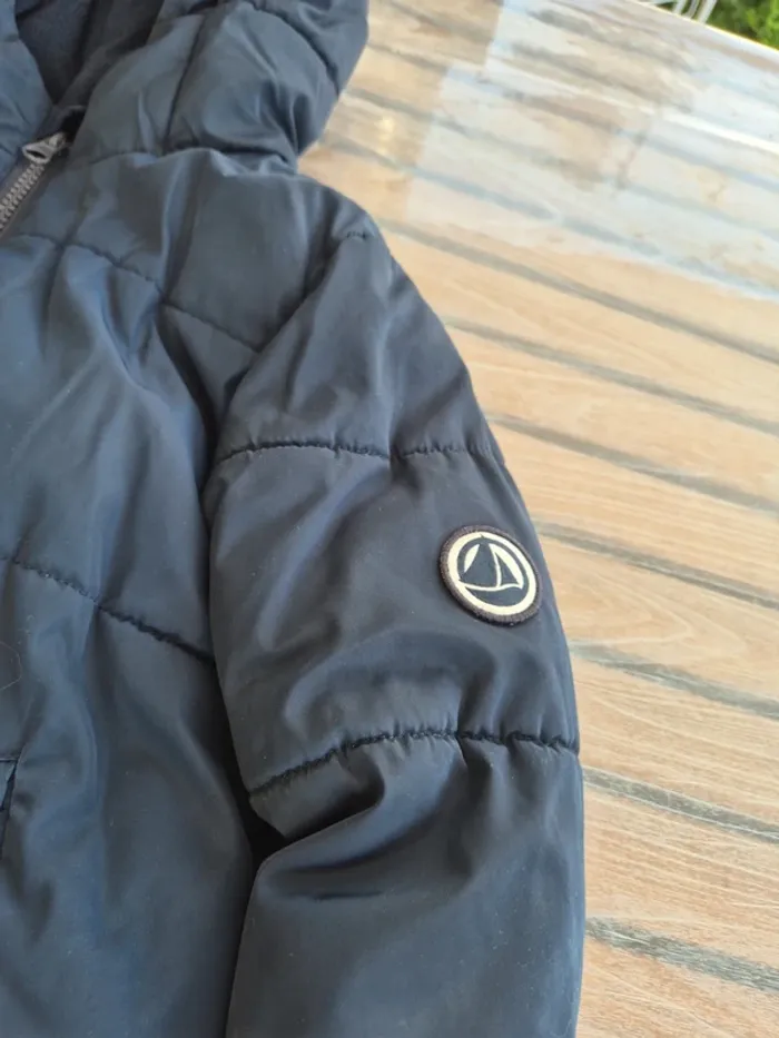 Petit bateau doudoune marine taille 5 ans - photo numéro 2