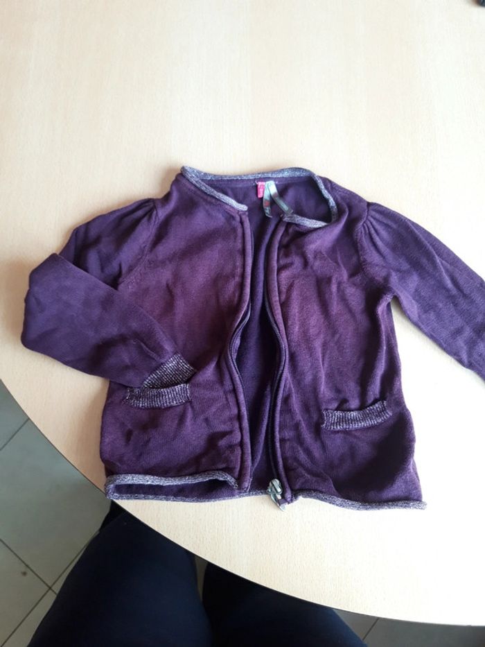 Gilet zippé 3ans