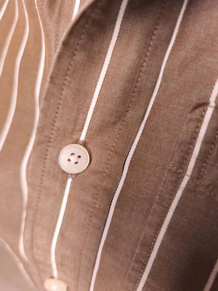 Chemise Abercrombie & Fitch Femme Taille L Brun - photo numéro 7