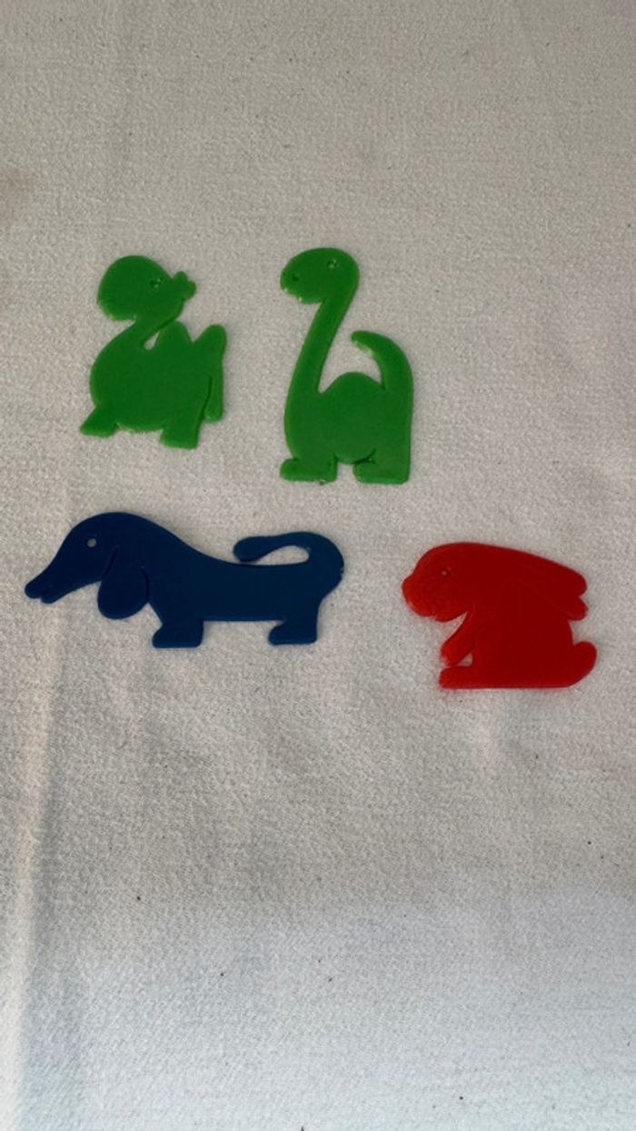 Ensemble de 5 pochoirs à dessin annimaux - photo numéro 4