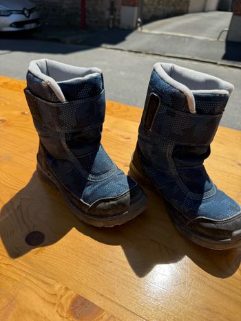 Bottes de neige après ski