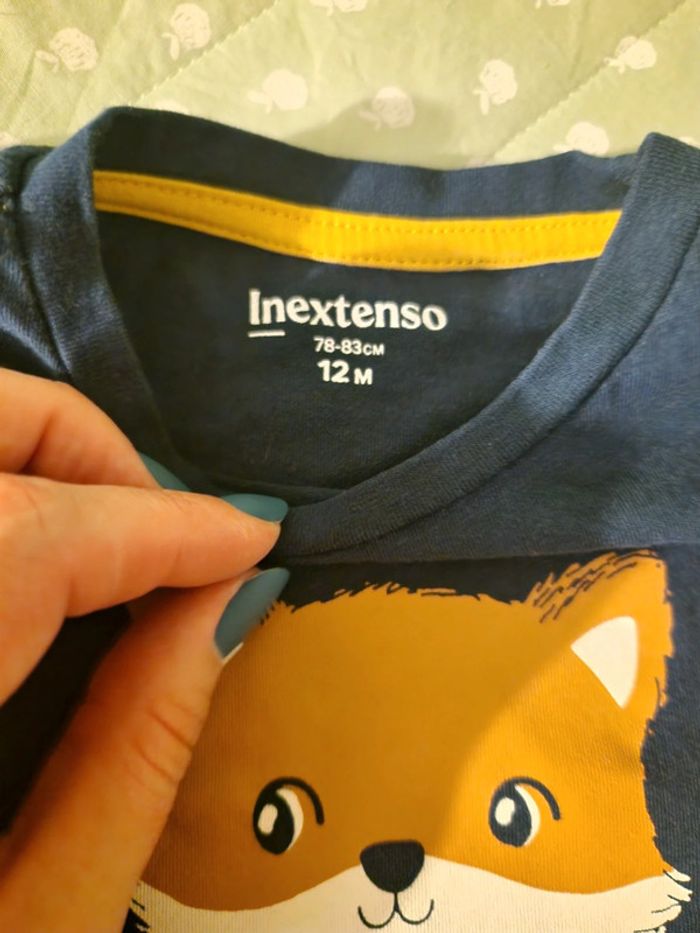 T-shirt in extenso taille 12 mois - photo numéro 4