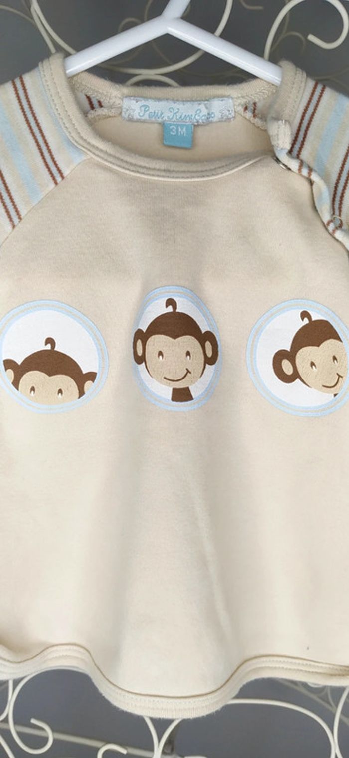 T shirt singe 3 mois - photo numéro 2