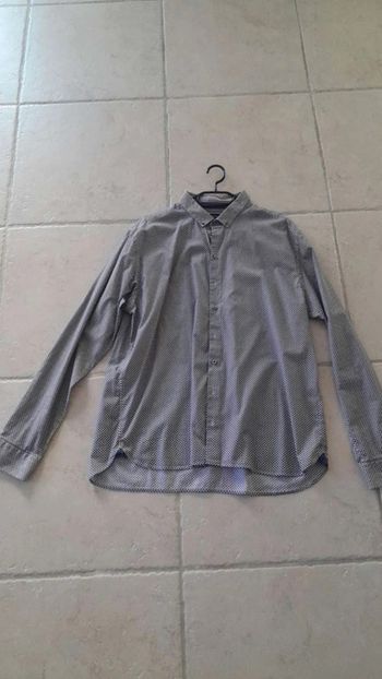 Chemise homme bordeaux