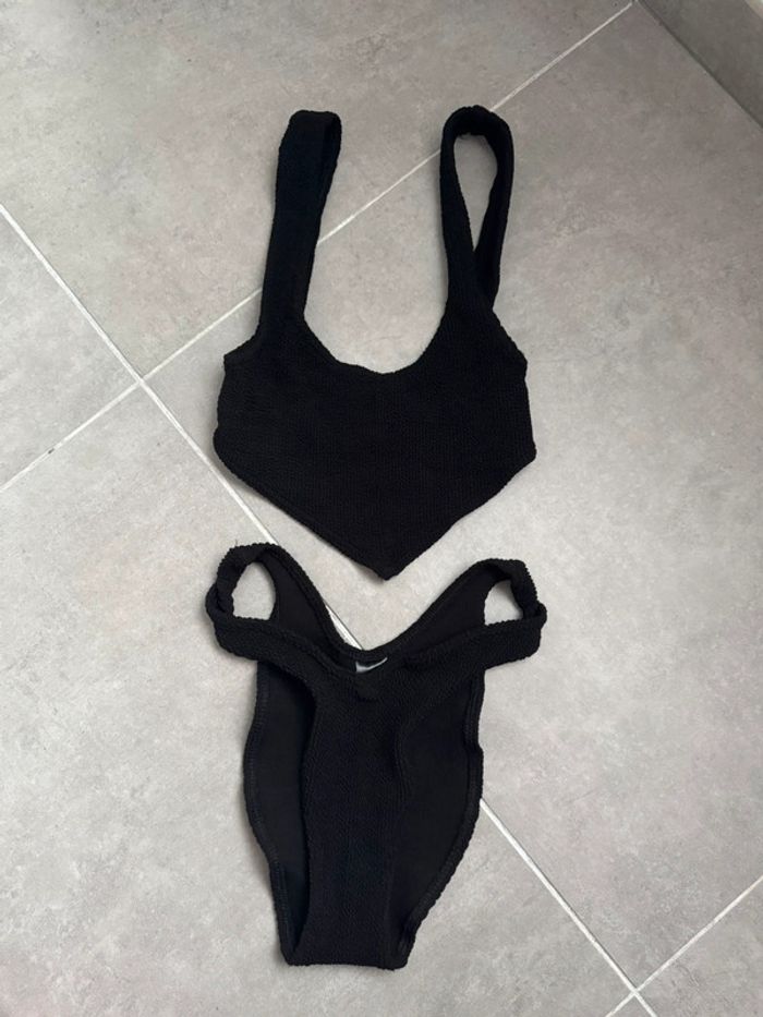 Maillot de bain 2 pièces noir Asos Design - photo numéro 2