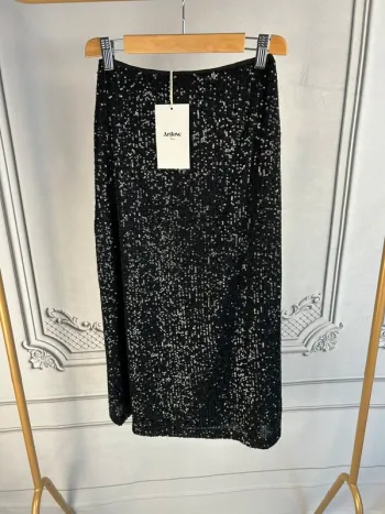 Jupe mi longue sequins Artlove S neuve