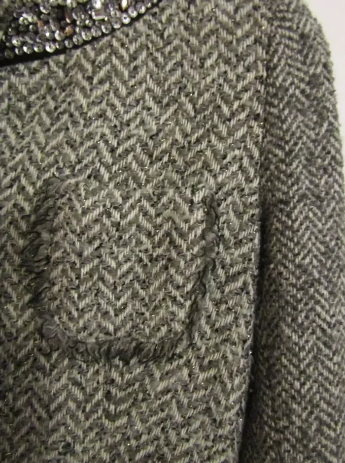manteau pardessus en 30% laine   marque impérial taille indiquée S = 36/38 - photo numéro 3