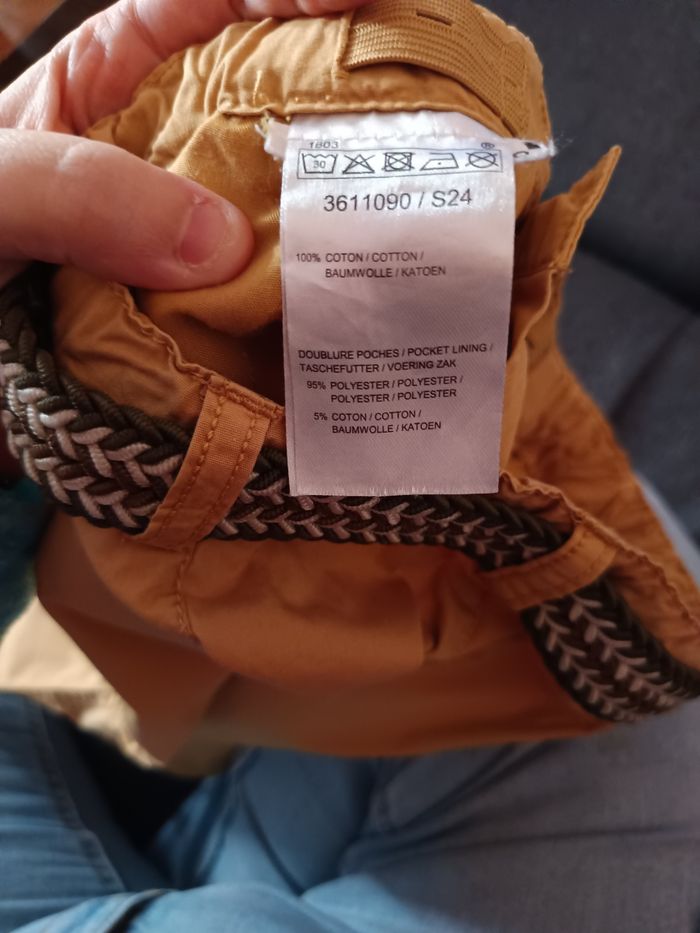 Short/bermuda moutarde taille 8 ans - photo numéro 6