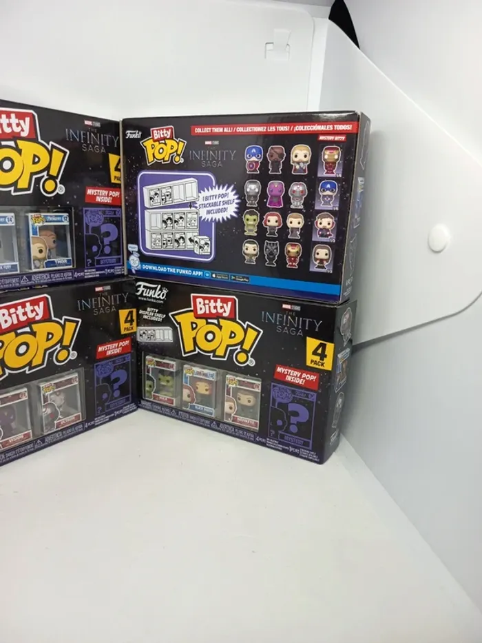 Lot de 4 Boîtes - Funko Bitty Pop - The Infinity Saga – Collection Complète - photo numéro 4