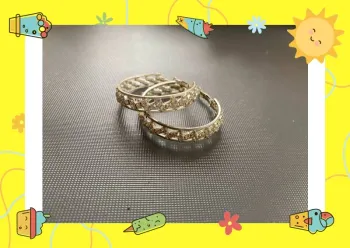 Boucle d’oreille créole argenté