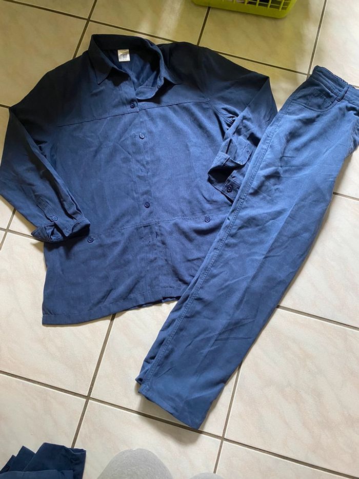 Ensemble 3 pièce effet un peu velour