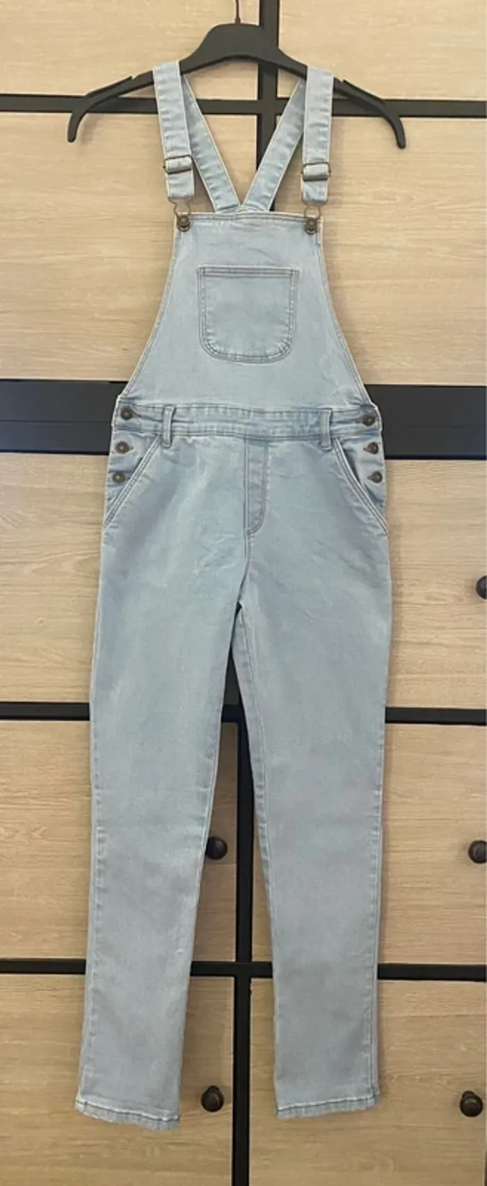 Salopette jeans Monoprix Taille 12 ans - photo numéro 9