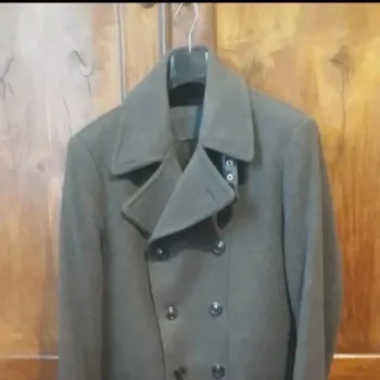 Manteau croisé slim kaki Zara Man taille XXL