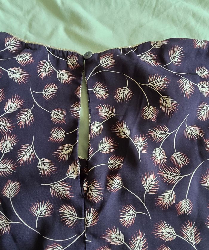 MISS GLAMMY Haut Sans Manches Polyester Noir Motif Épi Taille S - photo numéro 4