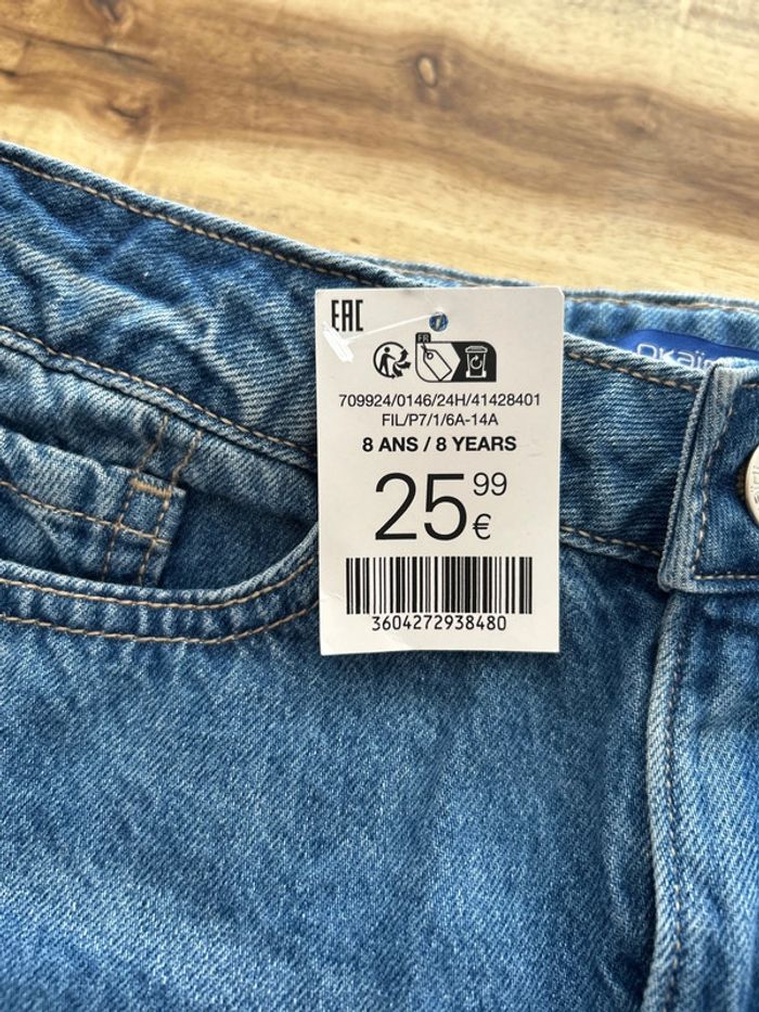 Jupe en jeans okaidi 8 ans - photo numéro 6