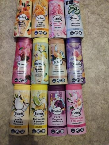 Lot de 12 gel douche Balea