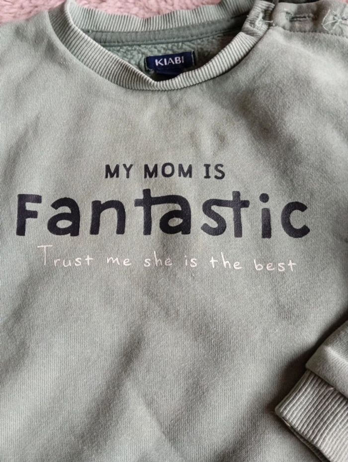 Sweat vert 24 mois - photo numéro 2