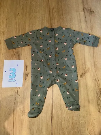 Pyjama en molleton 3 mois
