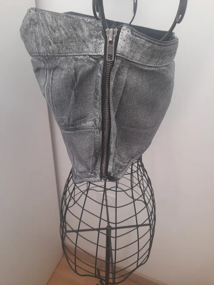 Bustier en jean Jennyfer Neuf - photo numéro 3