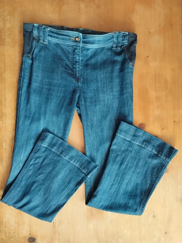 Jean grossesse & post-partum – Taille 36 – Confort et style – Kiabi - photo numéro 2