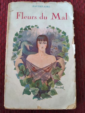 Livre ancien : Fleurs du Mal - Baudelaire