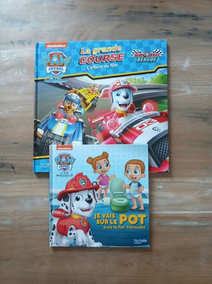 Lot 2 livres Pat Patrouille
