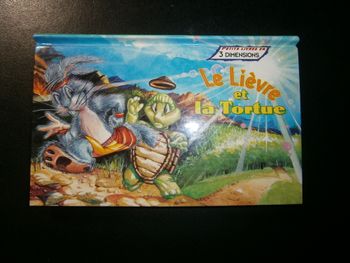 Livre le lièvre et la tortue en 3D
