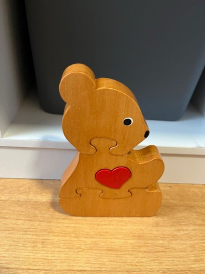 Puzzle en bois fait main