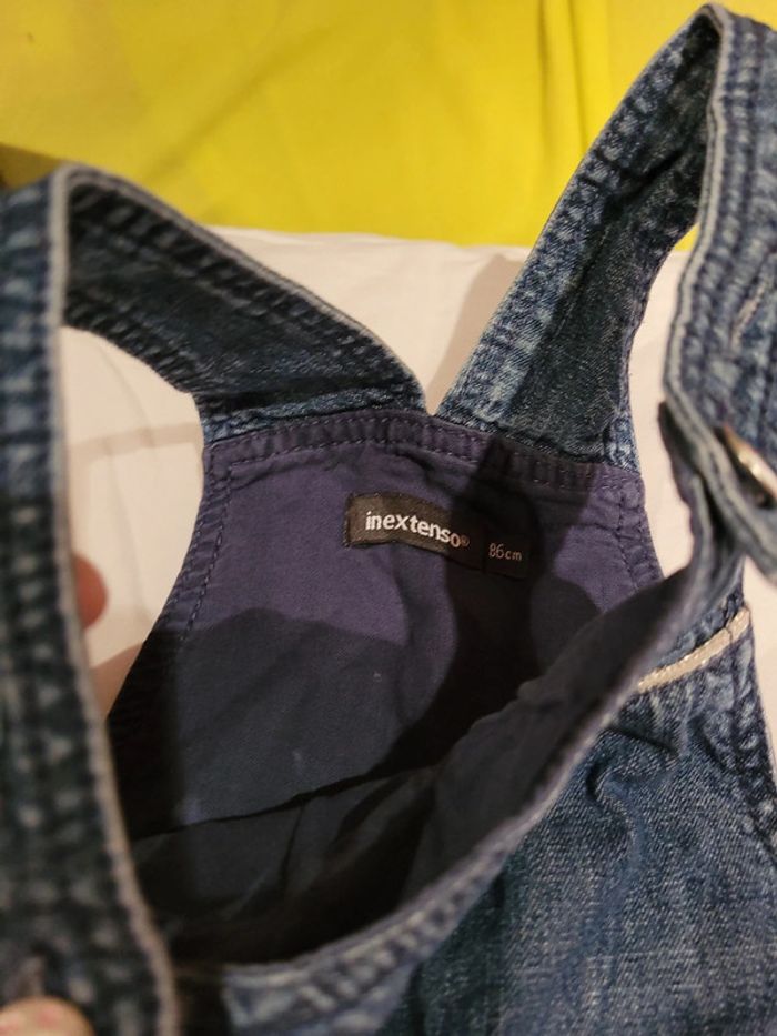 Robe en jean à bretelles 18mois - photo numéro 2