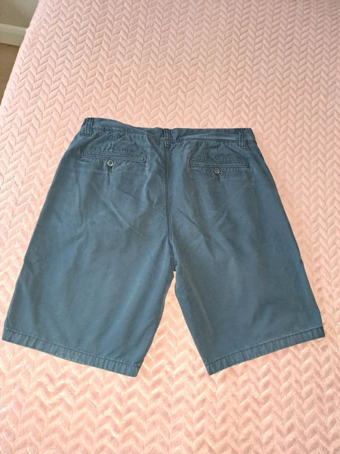 Short homme tex 42 bleu légèrement décoloré - photo numéro 5