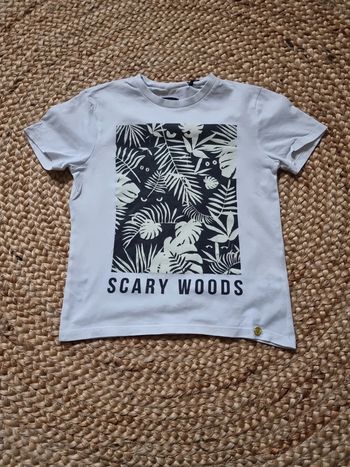 Tee-shirt manches courtes ikks 6 ans phosphorescent