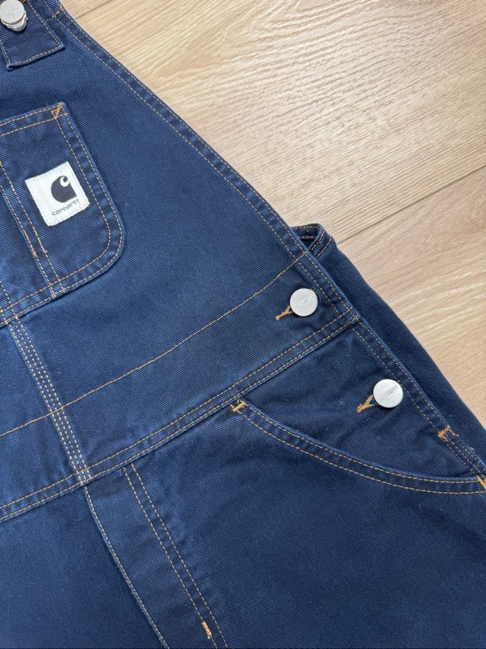 Carhartt WIP Salopette Femme XS denim brut workwear streetwear - photo numéro 5