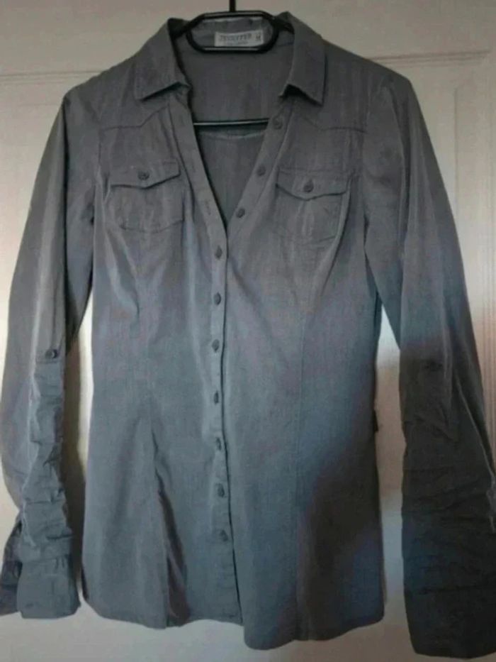 Chemise grise - Jennyfer - photo numéro 2