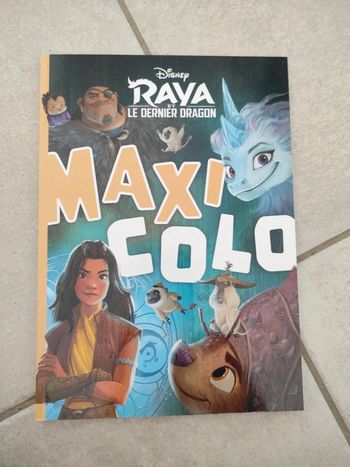 Maxi coloriage. Raya et le dernier dragon