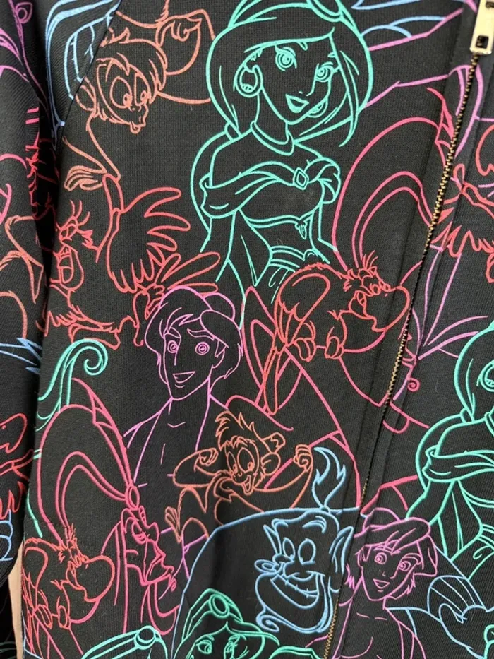 Hoodie gilet zippé à capuche Disney Aladin Tokyo Disneyland - photo numéro 4