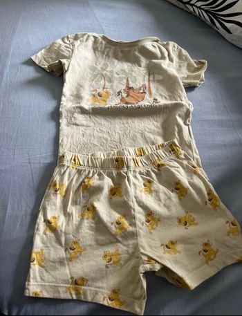 Pyjama court garçon roi lion