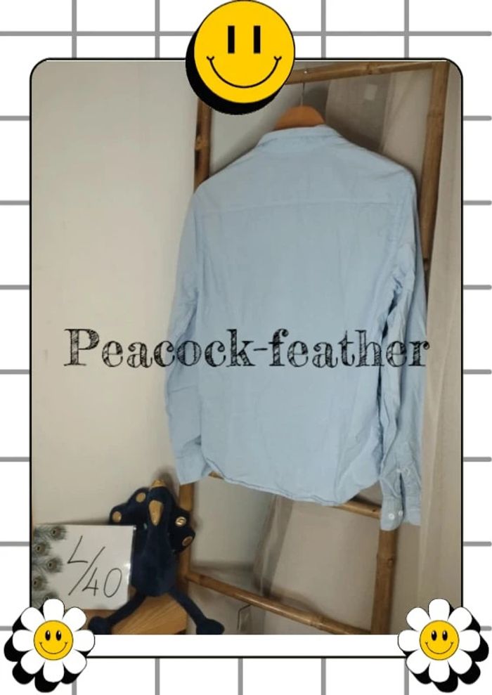 Chemise bleue smog homme L neuve - photo numéro 8