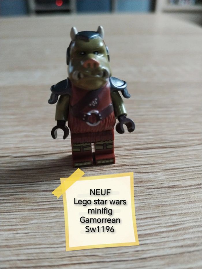 Lego star wars minifig gamorrean sw1196 neuf