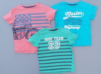 Lot de 3 Tee-shirt MC 3 ans garcon Vertbaudet U collection