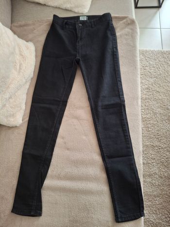 Pantalon noir skinny kiabi