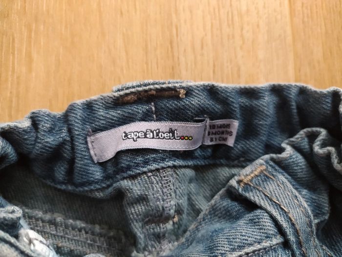 Jeans tape à l'oeil 18 mois - photo numéro 4