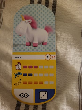 Carte Auchan Moi Moche et Méchant 3 "Fluffy" n°9/84